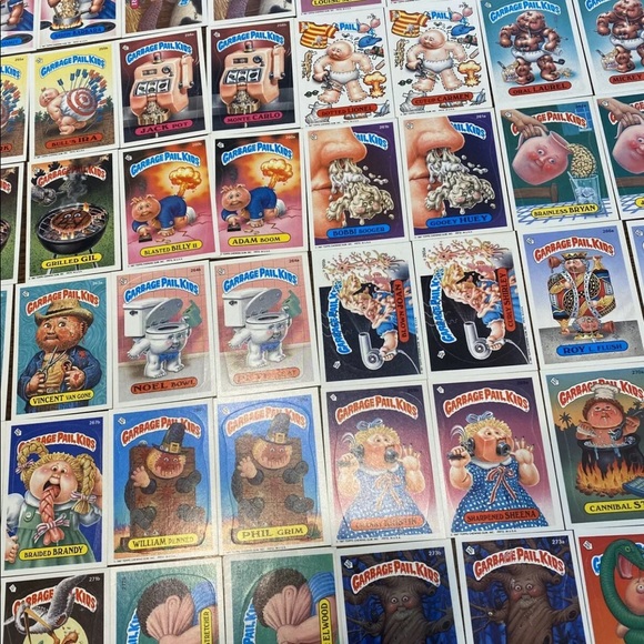 Vintage Garbage Pail Kids Trading Cards/Stickers Series 7 Full Complete Set - Picture 3 of 4